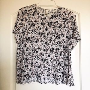 H&M Light Pink Floral Tee